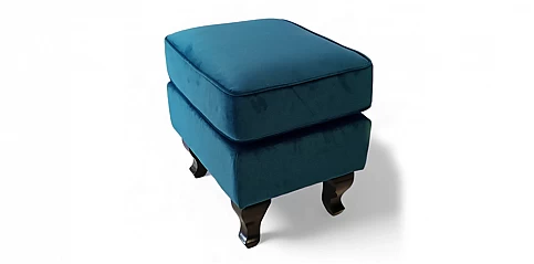 Σκαμπό υποπόδιο χαμηλό ματ βελούδο (LM63I)