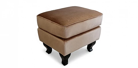 Σκαμπό υποπόδιο χαμηλό σε γυαλιστερό βελούδο (MJ01I)