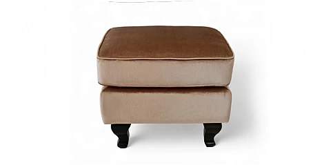 Σκαμπό υποπόδιο χαμηλό σε γυαλιστερό βελούδο (MJ01I)