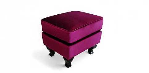 Σκαμπό υποπόδιο χαμηλό σε γυαλιστερό βελούδο (MJ23I)