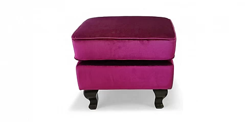 Σκαμπό υποπόδιο χαμηλό σε γυαλιστερό βελούδο (MJ23I)