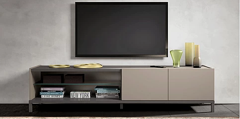 Χαμηλό Έπιπλο Τηλεόρασης KALI Taupe Ματ Φινίρισμα (KALI2) 