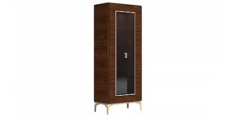 Μοντέρνα Βιτρίνα με Ορειχάλκινες Λαβές EVA (NEVA1)