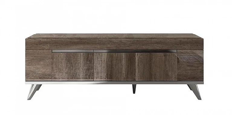 Μοντέρνο έπιπλο τηλεόρασης σε Απόχρωση Vintage δρυός MEDEA (MEDE) - Γυαλιστερή Όψη ΕΠΙΠΛΟ ΤΗΛΕΟΡΑΣΗΣ