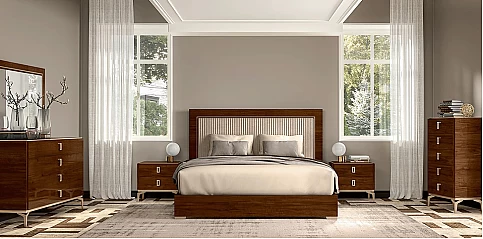 Κρεβάτι διπλό με Γυαλιστερό Φινίρισμα EVA (NEVA)