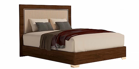 Κρεβάτι διπλό με Γυαλιστερό Φινίρισμα EVA (NEVA)