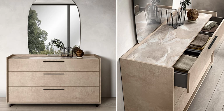 Συρταριέρα μοντέρνα DUNE Μπεζ της Άμμου (DUNE) ΣΥΡΤΑΡΙΕΡΑ-ΚΟΜΟΤΑ