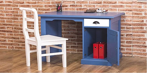 Γραφείο υπολογιστή δίχρωμο (S498)