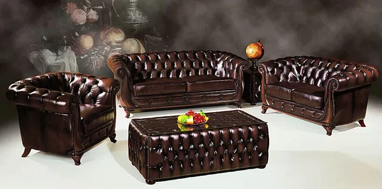 Σαλόνια Chesterfield (61K3, 61K2) ΣΑΛΟΝΙΑ ΓΡΑΦΕΙΟΥ ΔΕΡΜΑΤΙΝΑ