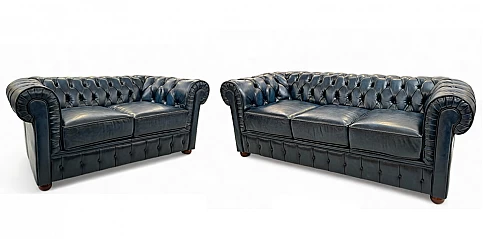 Σαλόνι δερμάτινο (258ΒLU3, 258ΒLU2)