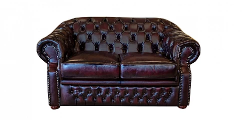 Διθέσιος δερμάτινος καναπές (28B2)