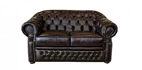 Διθέσιος δερμάτινος καναπές (28K2)