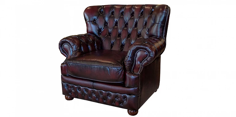Πολυθρόνα καπιτονέ σε μπορντό δέρμα (290B) ΠΟΛΥΘΡΟΝΕΣ / ΜΠΕΡΖΕΡΕΣ