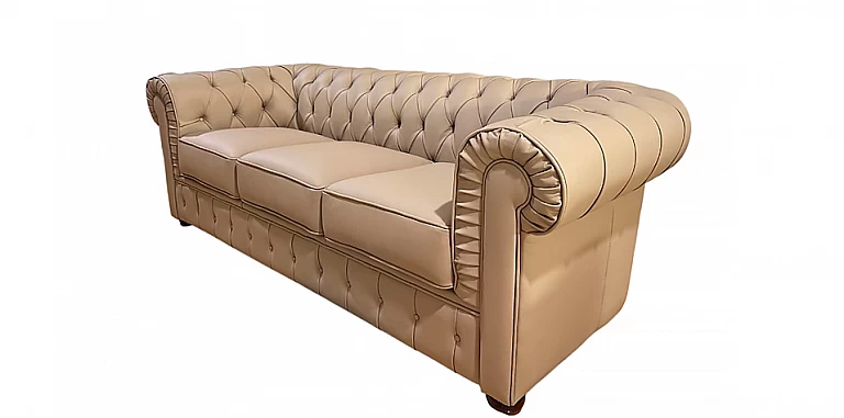 Καναπές δερμάτινος 3θέσιος "ΜΑΤ" (3122) ΚΑΝΑΠΕΣ ΤΡΙΘΕΣΙΟΣ