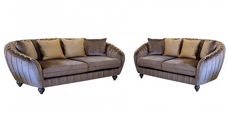 Σαλόνι κουρμπέ (8463,8462) ΣΑΛΟΝΙΑ ΥΦΑΣΜΑΤΙΝΑ