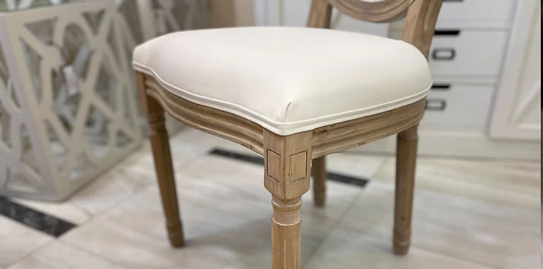 Καρέκλα τραπεζαρίας σε γκρι φινίρισμα (WHIT) ΚΑΡΕΚΛΕΣ ΤΡΑΠΕΖΑΡΙΑΣ