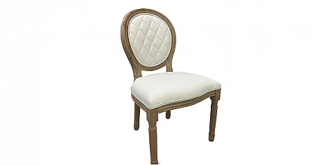 Καρέκλα τραπεζαρίας σε γκρι φινίρισμα (WHIT)