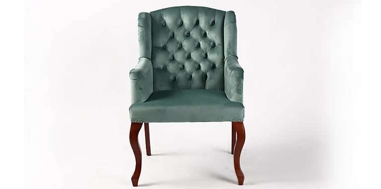 Πολυθρόνα σε Γαλλικό Country Design μέντα (591P) ΚΑΡΕΚΛΕΣ ΤΡΑΠΕΖΑΡΙΑΣ