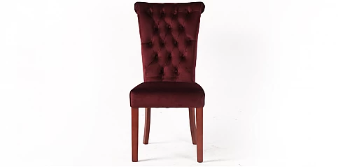 Καρέκλες τραπεζαρίας σε προσφορά μπορντώ (597B)