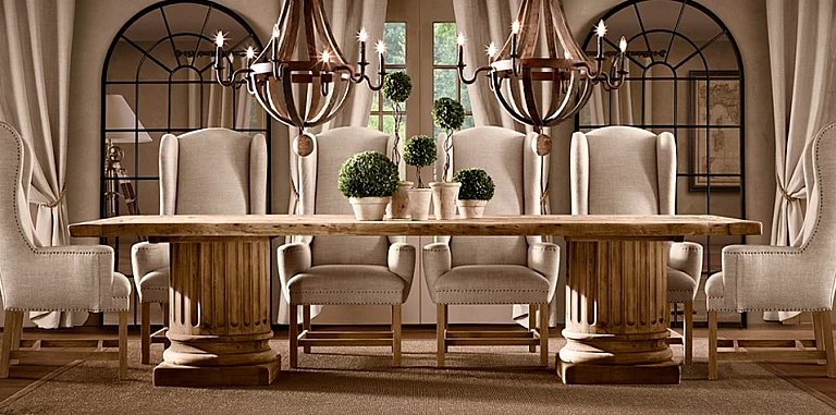 Καρεκλοπολυθρόνα μπερζεράτη Country λινή (747L) ΚΑΡΕΚΛΕΣ ΤΡΑΠΕΖΑΡΙΑΣ