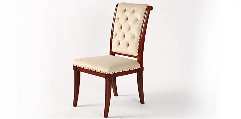 Καρέκλα ξύλινη Country εκρού (146Z)