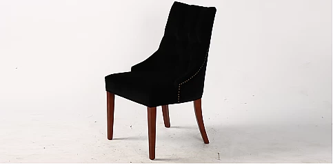 Καρέκλα Baker μαύρη (236M)