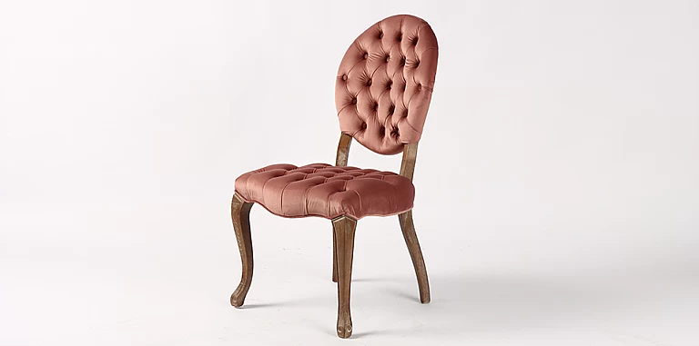 Καρέκλες τραπεζαρίας με στρογγυλή πλάτη Country σομόν (433R) ΚΑΡΕΚΛΕΣ ΤΡΑΠΕΖΑΡΙΑΣ