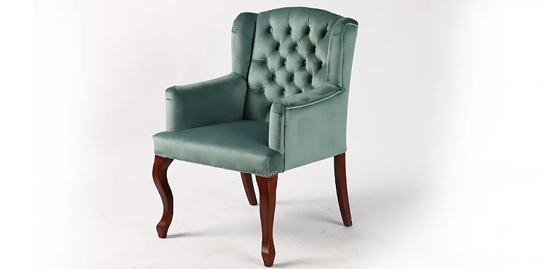 Πολυθρόνα σε Γαλλικό Country Design μέντα (591P) ΚΑΡΕΚΛΕΣ ΤΡΑΠΕΖΑΡΙΑΣ