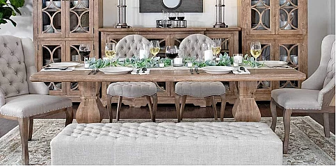 Καρέκλες τραπεζαρίας με στρογγυλή πλάτη Country (433L)