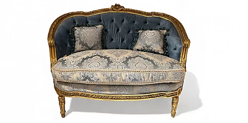 Κλασικός καναπές εποχής στυλ Λουί Κένζ (0002)