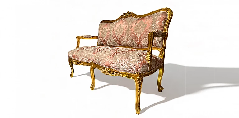 Κλασικό σετ σαλονάκι εποχής (0001)- ΣΑΛΟΝΑΚΙ Louis XV