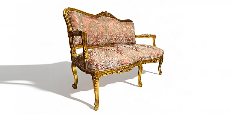 Κλασικό σετ σαλονάκι εποχής (0001)- ΣΑΛΟΝΑΚΙ Louis XV