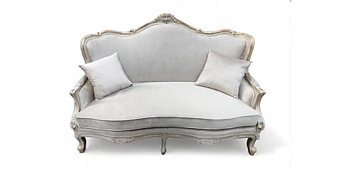 Καναπές Στυλ Louis Quinze με Βελούδινη Επένδυση (M010)