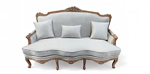 Σετ Καθιστικού Louis XV με Ξυλόγλυπτα Μοτίβα – Έπιπλα Εποχής (ME05,MI05)