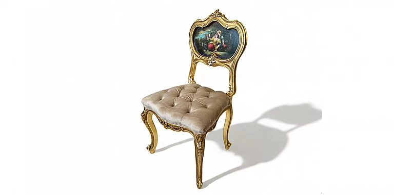 Καρέκλα διακοσμητική μινιατούρα (0001) ΚΑΡΕΚΛΕΣ ΜΙΝΙΑΤΟΥΡΕΣ Louis XV