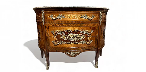 Κλασικό κομό Louis Kenz - Χειροποίητο με Μαρκετερί (0038) Κλασικό κομό Louis Kenz - Χειροποίητο με Μαρκετερί (0038)