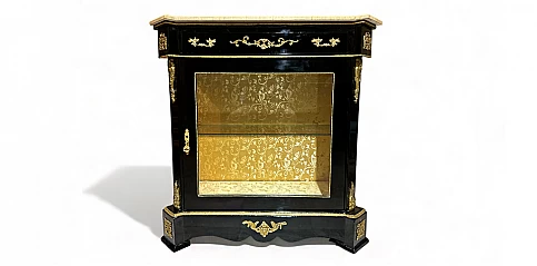 Μπαγιού Louis Quinze με ίσιες Γραμμές και Μπρονζέ Λεπτομέρειες (3004)