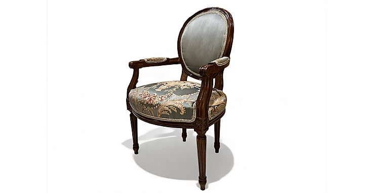 Πολυθρόνα κλασική σε Γαλλικό στυλ (1109) ΠΟΛΥΘΡΟΝΕΣ ΚΛΑΣΙΚΕΣ LOUIS XV