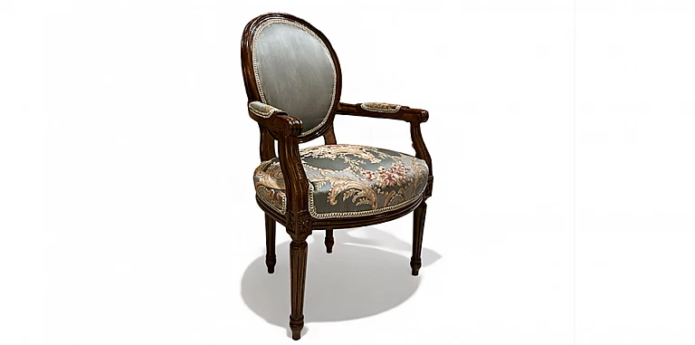 Πολυθρόνα κλασική σε Γαλλικό στυλ (1109) ΠΟΛΥΘΡΟΝΕΣ ΚΛΑΣΙΚΕΣ LOUIS XV