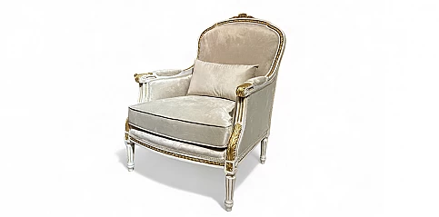 Λουϊ Κένζ πολυθρόνα κλασική σε Γαλλικό στυλ (A016)