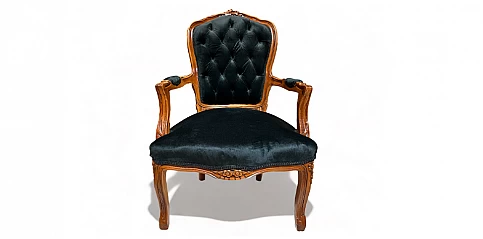 Λουϊ Κένζ πολυθρόνα κλασική σε Γαλλικό στυλ (M002)