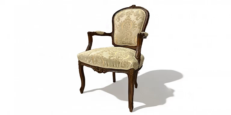 Πολυθρόνα κλασική σε Γαλλικό στυλ (1114) ΠΟΛΥΘΡΟΝΕΣ ΚΛΑΣΙΚΕΣ LOUIS XV