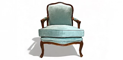 Λουϊ Κένζ πολυθρόνα καρυδί (KV08)