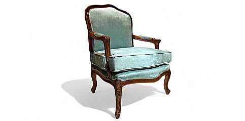 Λουϊ Κένζ πολυθρόνα καρυδί (KV08)