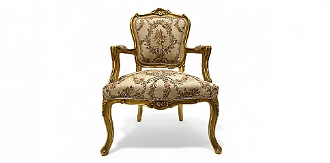 Λουϊ Κένζ πολυθρόνα κλασική σε Γαλλικό στυλ (0001) 