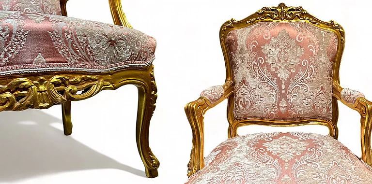 Κλασικό σετ σαλονάκι εποχής (0001)- ΣΑΛΟΝΑΚΙ Louis XV