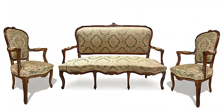 Κλασικό σαλονάκι Λουί Κένζ στυλ (1101) ΣΑΛΟΝΑΚΙ Louis XV Κλασικό σαλονάκι Λουί Κένζ στυλ (1101) ΣΑΛΟΝΑΚΙ Louis XV