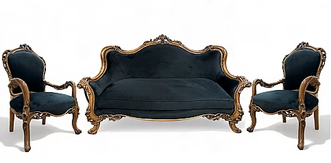 Κλασικό σετ σαλονάκι εποχής (M013-A)