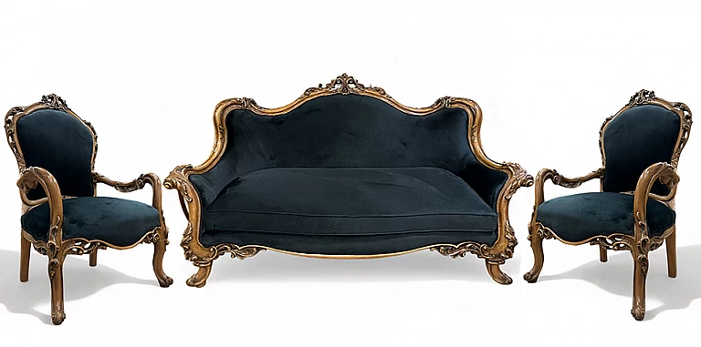 Κλασικό σετ σαλονάκι εποχής (M013) ΣΑΛΟΝΑΚΙ Louis XV Κλασικό σετ σαλονάκι εποχής (M013)- ΣΑΛΟΝΑΚΙ Louis XV