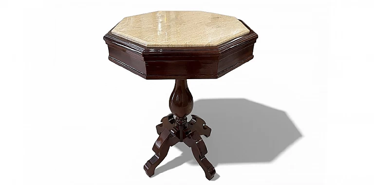 Τραπεζάκι κλασικό εξάγωνο (3005) ΤΡΑΠΕΖΑΚΙΑ ΛΑΜΠΑΣ Louis XV